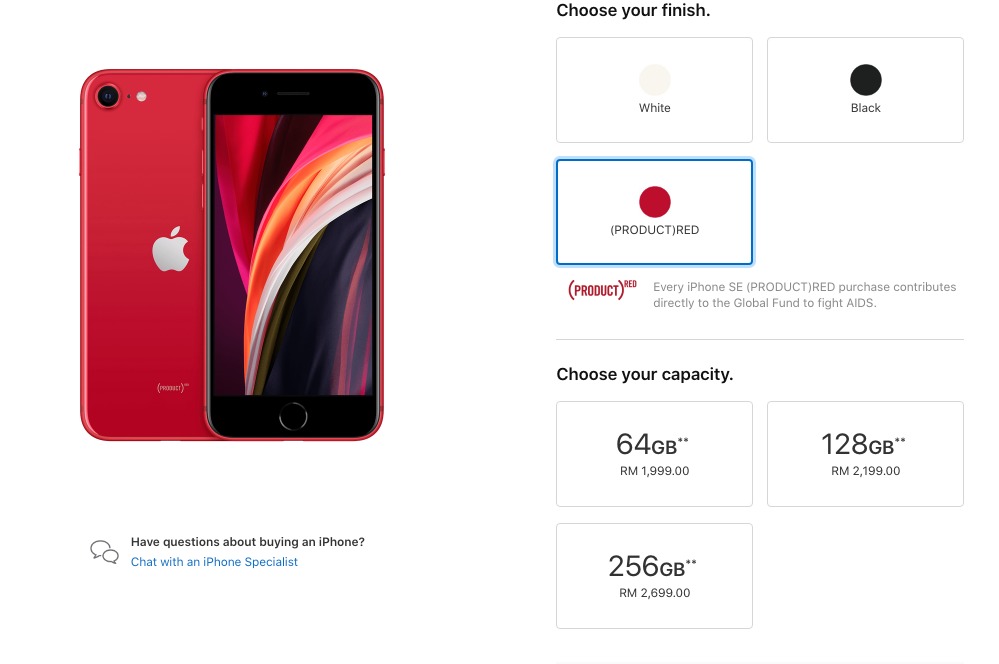 Harga iPhone SE
