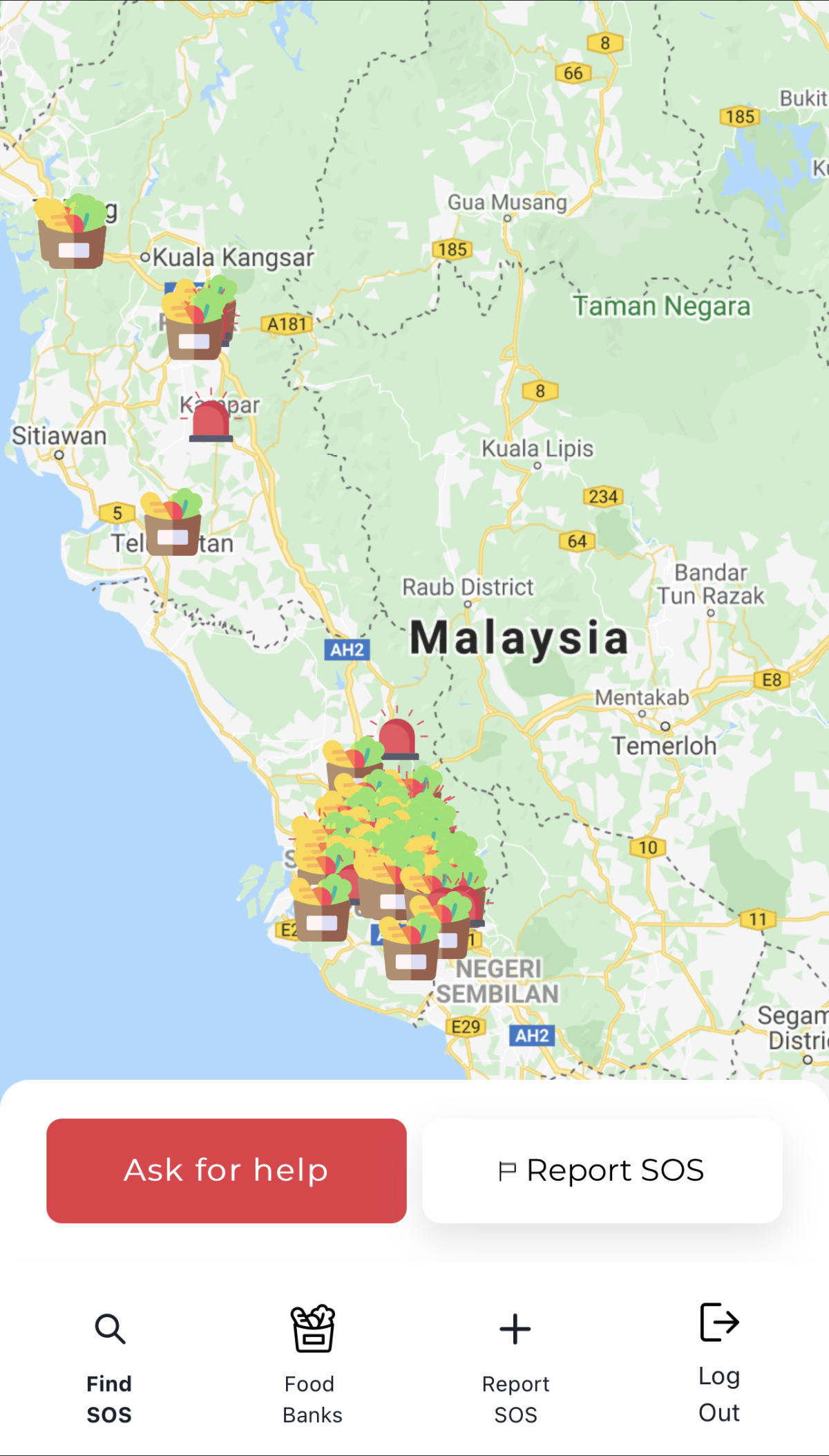 mencari bendera putih