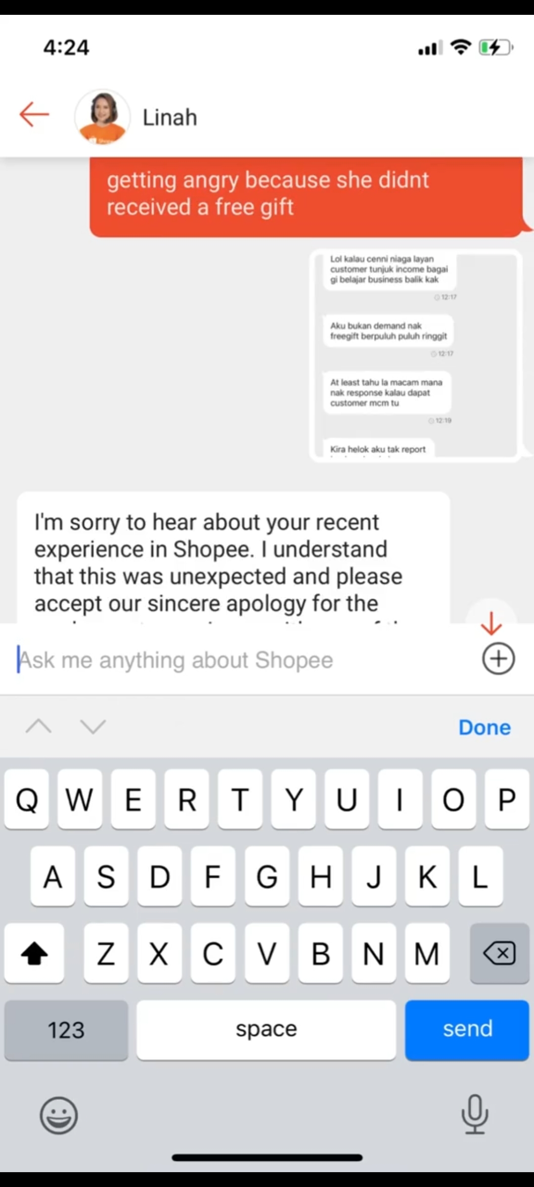 buang negatif rating Shopee