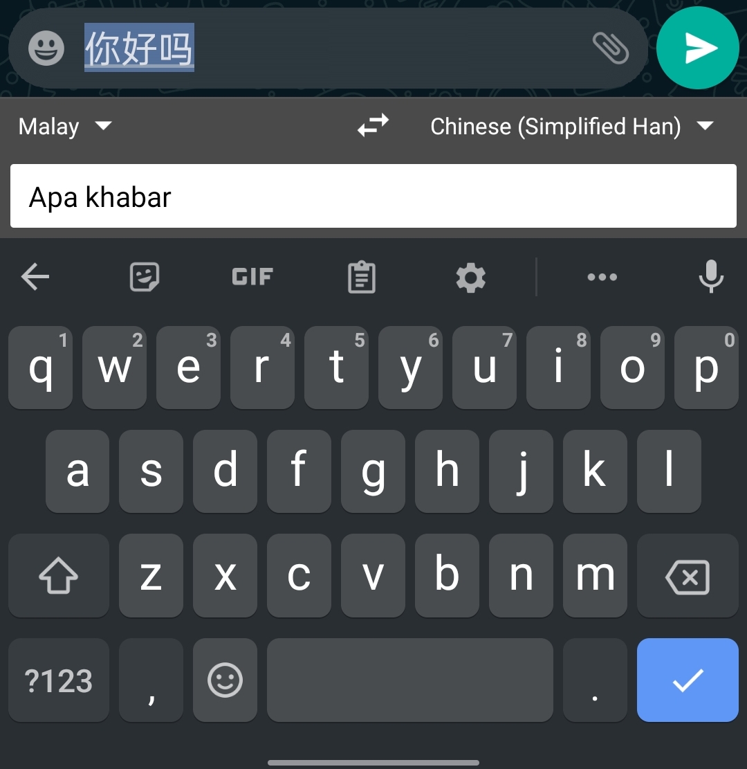 cara translate mesej bahasa lain