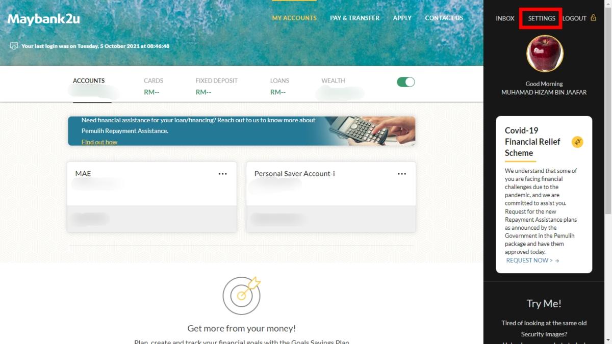 cara tukar kad debit