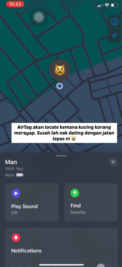 alat pengesan Airtag