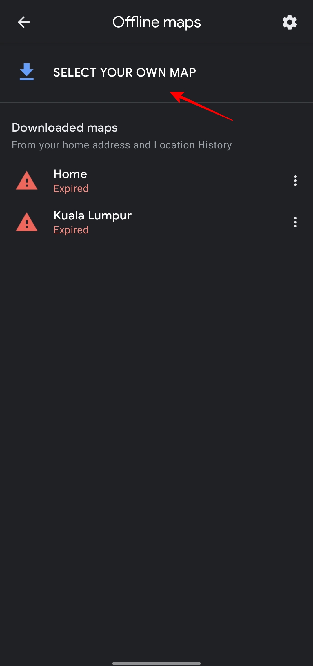 google maps offline