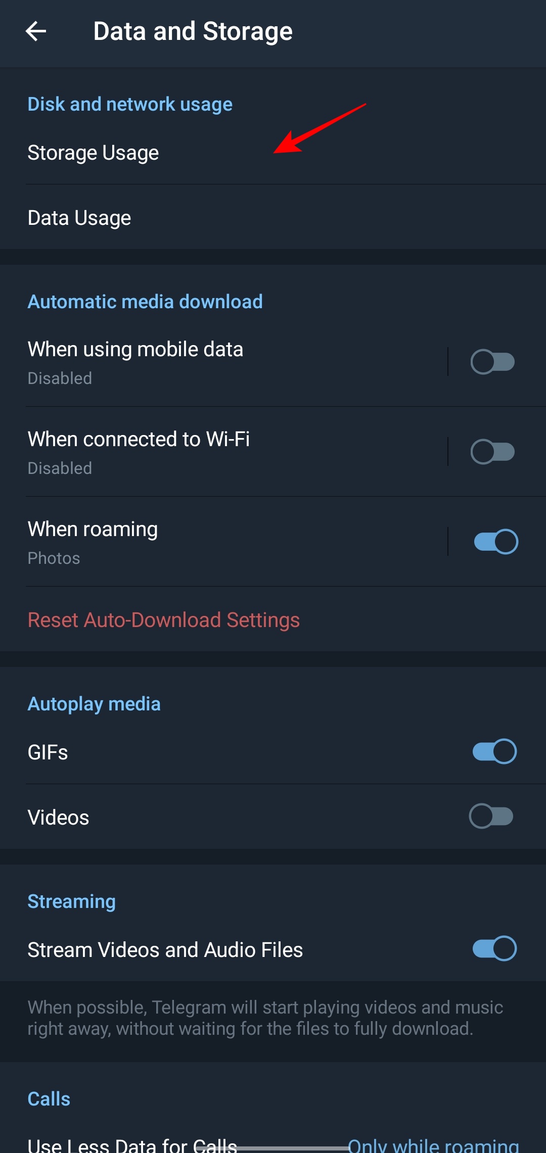 cara kosongkan fail telegram
