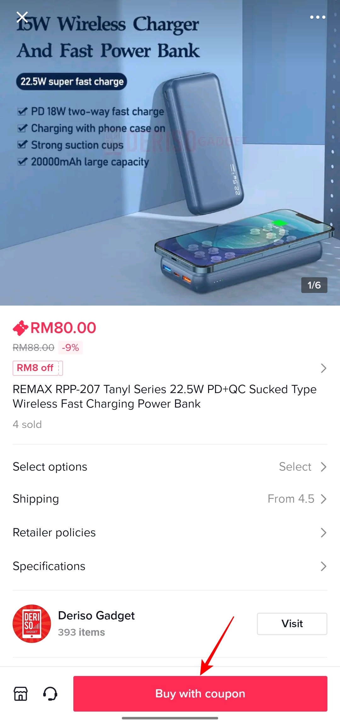 cara beli barang di Tiktok shop