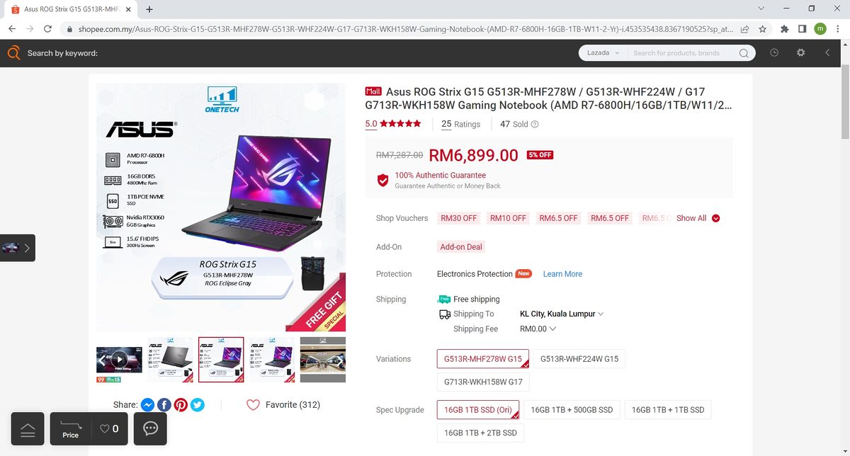 cara semak harga sebenar